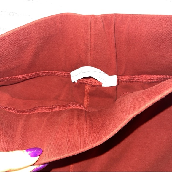 Byegreis High Waist leggings Brick Red Small - Picture 3 of 5
